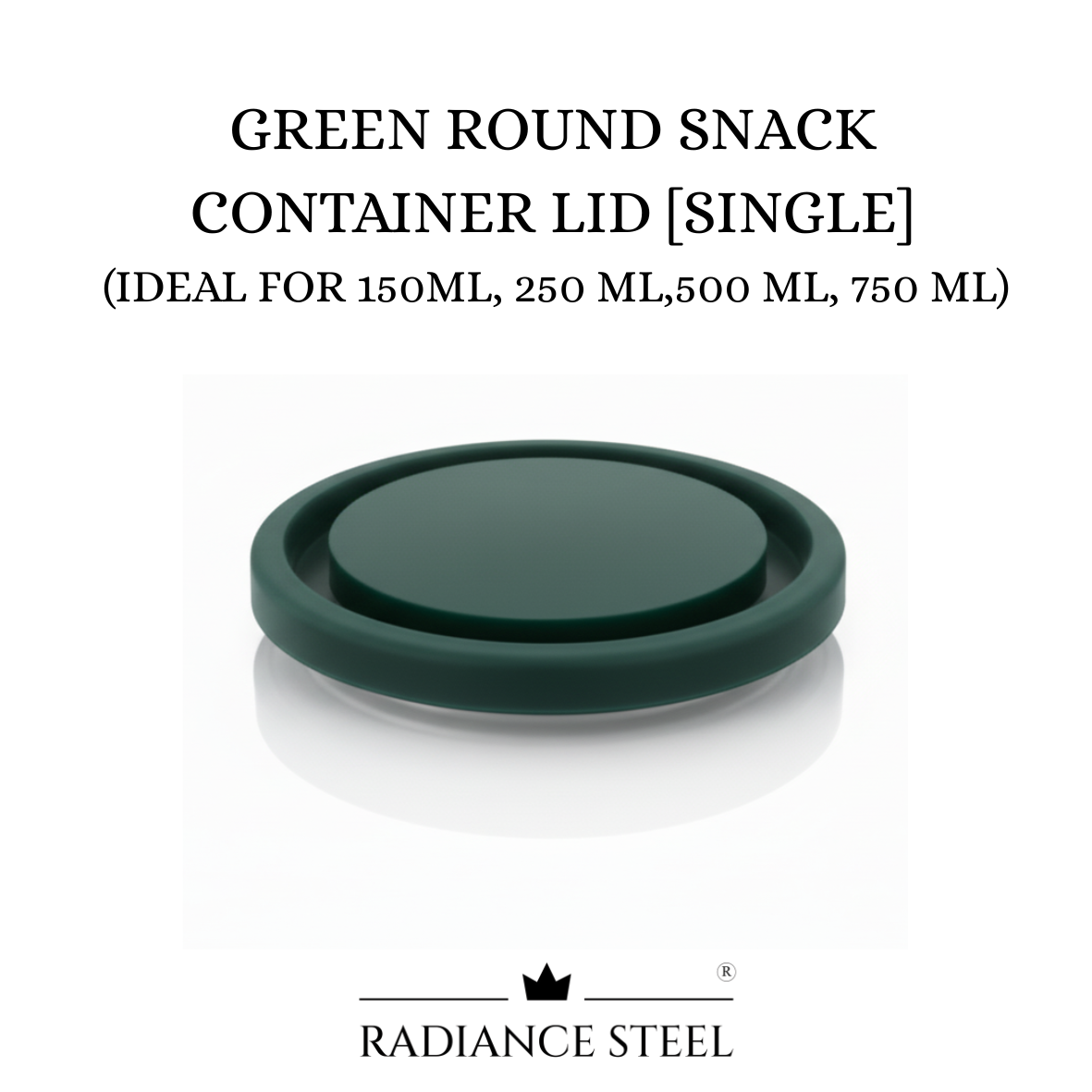 Silicone Lids for Airtight Round | Rectangle Sauce And Round Snack Containers | Canisters