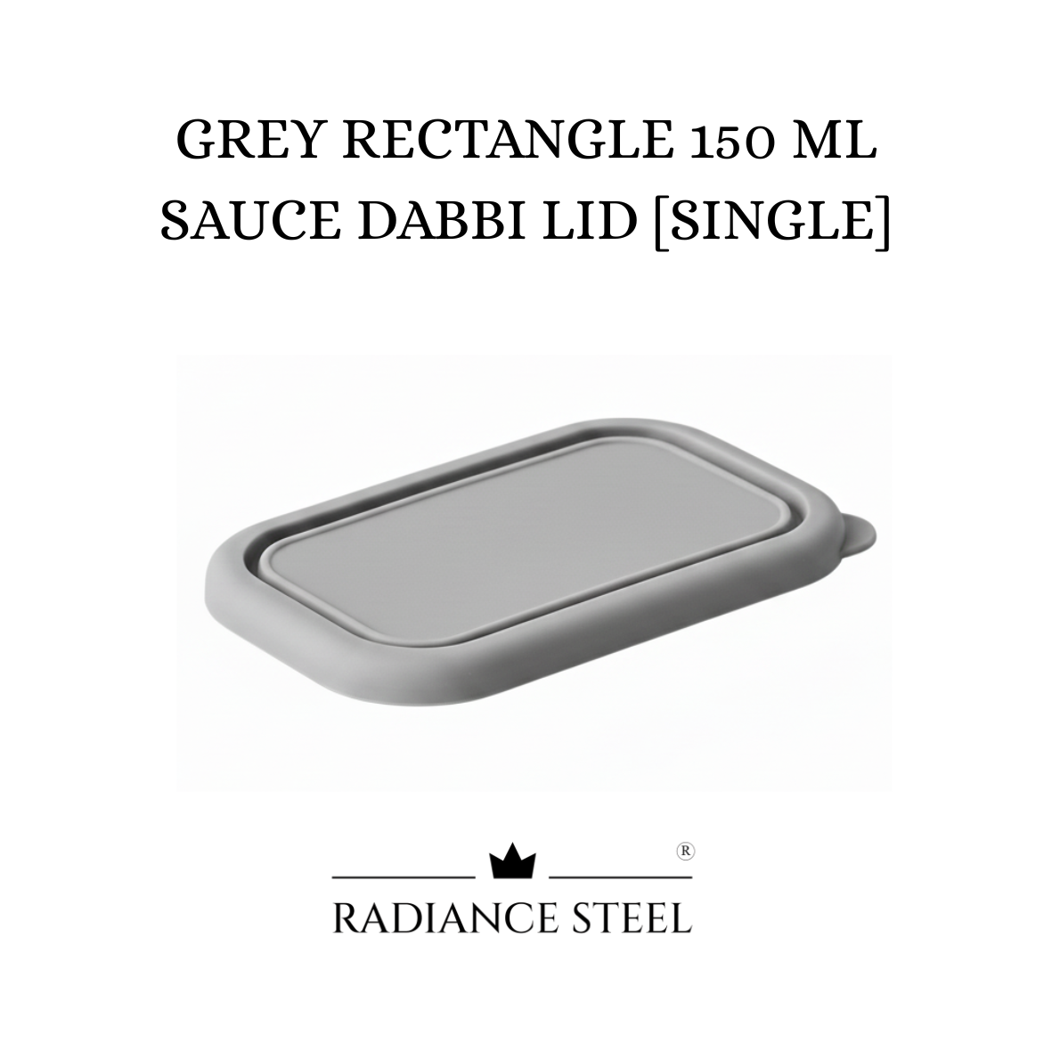 Silicone Lids for Airtight Round | Rectangle Sauce And Round Snack Containers | Canisters