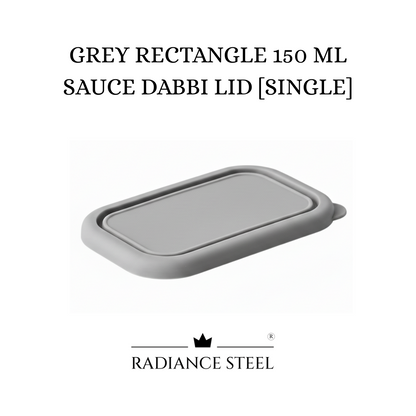 Silicone Lids for Airtight Round | Rectangle Sauce And Round Snack Containers | Canisters